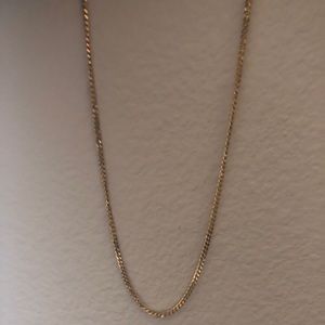 Micro Cuban Link Gold Chain